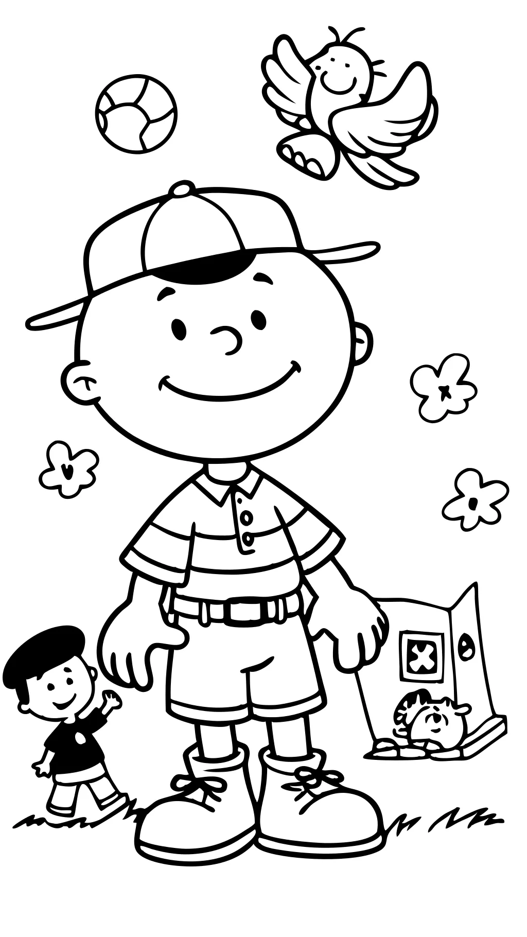 Charlie Brown Coloring Book Pages